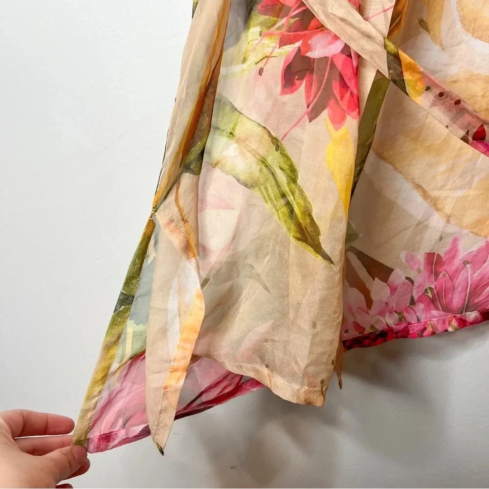 Samantha Chang Lifestyle Printed Short Kimono
